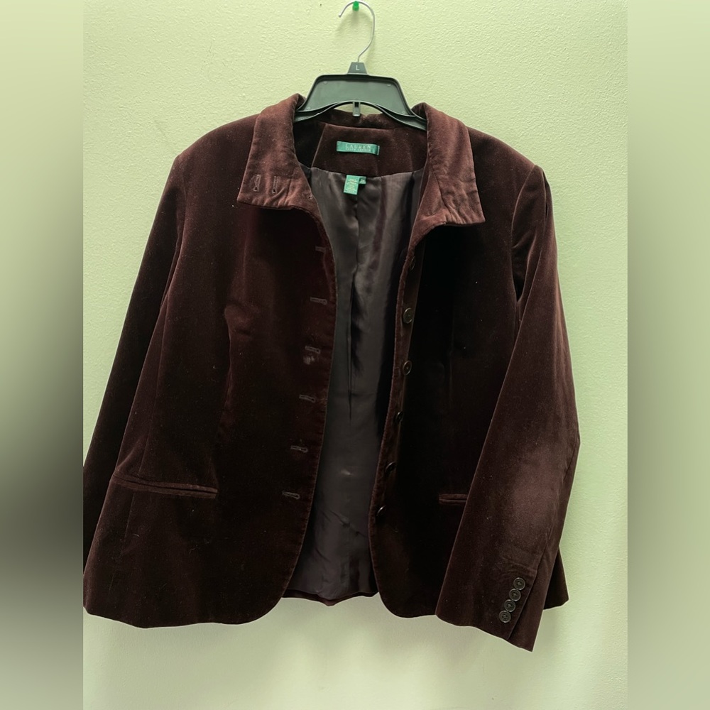 Ralph Lauren velvet women’s blazer